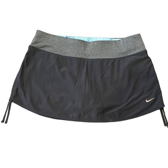 Nike Women's Rival Stretch Woven Running Skirt Dark Gray Size M - Picture 1 of 8